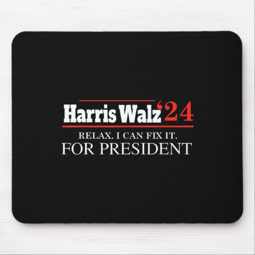 Harris Waltz 2024 Election Kamala Harris Tim Waltz Mouse Pad