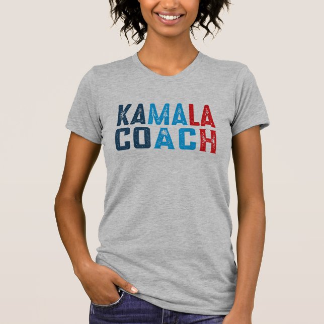 Harris Waltz 2024 Kamala Harris Coach Walz 2024 T-Shirt (Front)