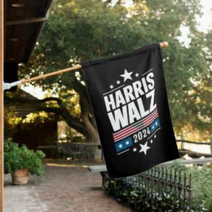 Harris Waltz 2024 Kamala Harris Tim Waltz 2024  House Flag