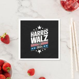Harris Waltz 2024 Kamala Harris Tim Waltz 2024 Napkins
