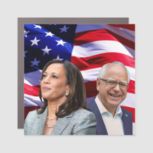 Harris Waltz 2024 - Kamala Harris Tim Waltz Car Magnet