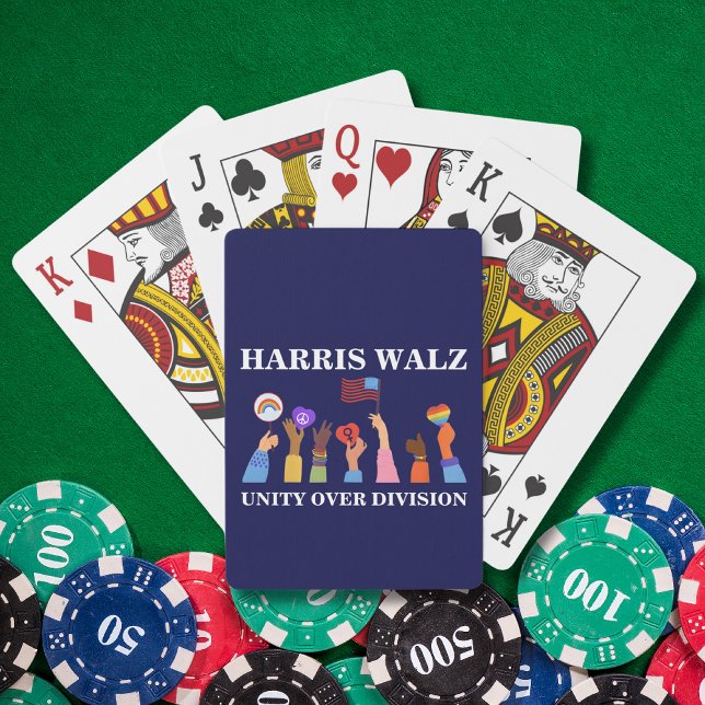 Harris Waltz 2024 Unity Over Division Poker Cards (Creator Uploaded)