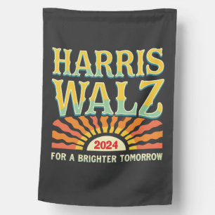 Harris Waltz for A Brighter Tomorrow Kamala Harris House Flag