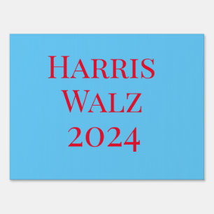 Harris Walz 2024 basic  Sign