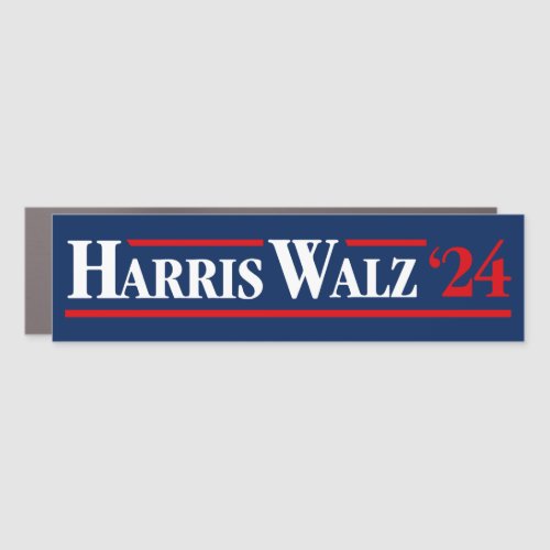 Harris Walz 2024 Bumper Car Magnet