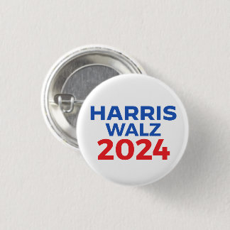 Harris Walz 2024 Button