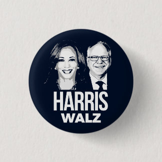 Harris Walz 2024 Button