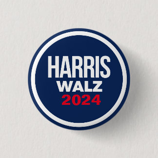 Harris Walz 2024 Button