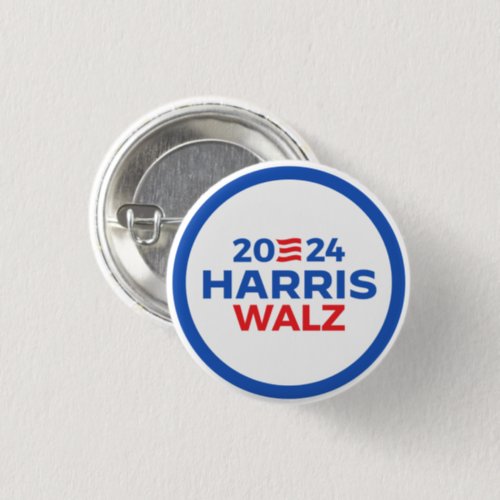 Harris Walz 2024 Button