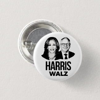 Harris Walz 2024 Button
