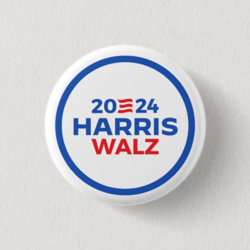 Harris Walz 2024 Button