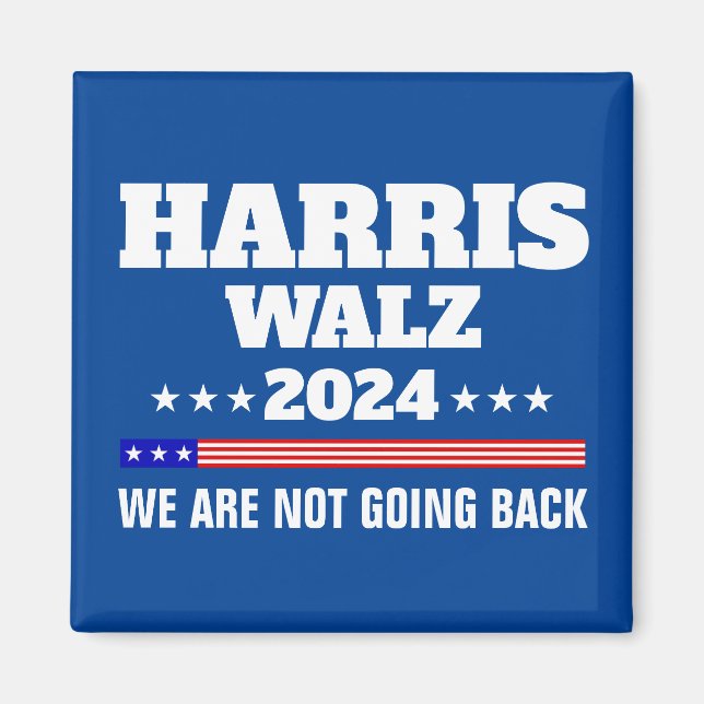 Harris Walz 2024 Campaign Magnet (Front)