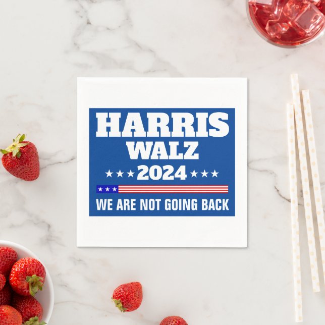 Harris Walz 2024 Campaign Napkins (Insitu)