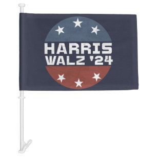 Harris Walz 2024 Campaign USA Flag