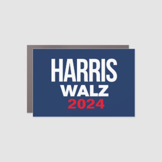 Harris Walz 2024 Car Magnet