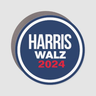 Harris Walz 2024 Car Magnet