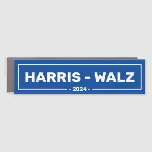 Harris Walz 2024 Car Magnet