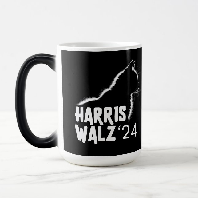 Harris Walz 2024 Color Morph Mug (Left)