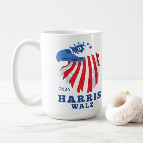 Harris Walz 2024 Democrat Party Election  Coffee Mug