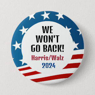 Harris/Walz 2024 Design  Button