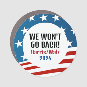 Harris/Walz 2024 Design Car Magnet