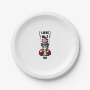 Harris Walz 2024 - Election 2024 Paper Plates
