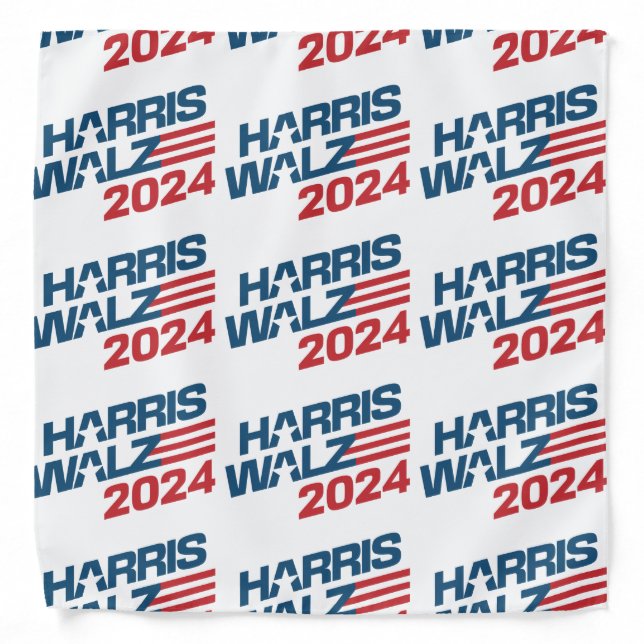 Harris Walz 2024 Election Bandana (Front)