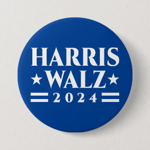 Harris Walz 2024 election campaign Button