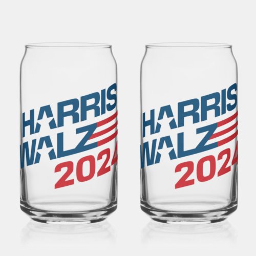 Harris Walz 2024 Election Can Glass