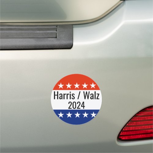 Harris Walz 2024 Election Car Magnet