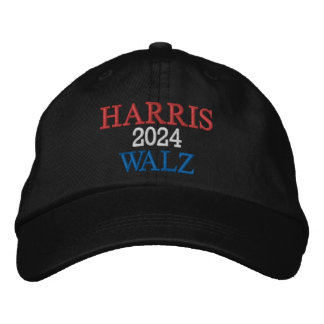 Harris Walz 2024 Election Embroidered Baseball Cap