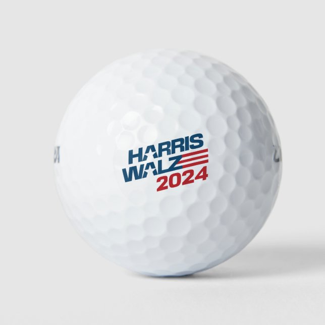 Harris Walz 2024 Election Golf Balls (Front)