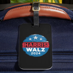 Harris Walz 2024 Election Kamala Harris Tim Waltz  Luggage Tag