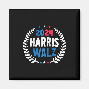 Harris Walz 2024 Election Kamala Harris Tim Waltz  Magnet