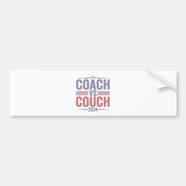 Harris Walz 2024 Election Kamala Tim Waltz America Bumper Sticker (Front)