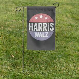 Harris Walz 2024 Election Kamala Tim Waltz America Garden Flag