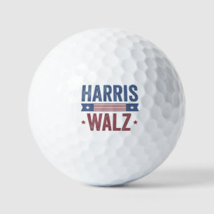 Harris Walz 2024 Election Kamala Tim Waltz America Golf Balls