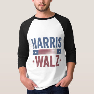 Harris Walz 2024 Election Kamala Tim Waltz America T-Shirt