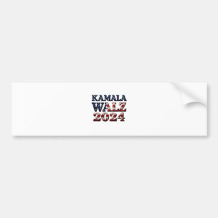 Harris Walz 2024 Election Kamala Tim Waltz Bumper Sticker