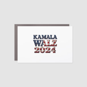Harris Walz 2024 Election Kamala Tim Waltz Car Magnet