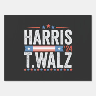 Harris Walz 2024 Election Kamala Tim Waltz Sign