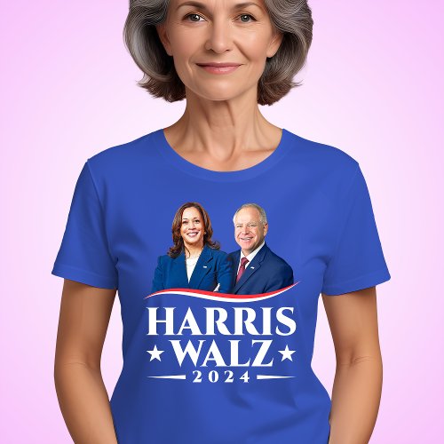 Harris Walz 2024 election photo campaign  T_Shirt