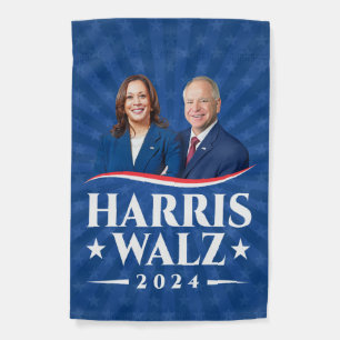 Harris Walz 2024 election photo Garden Flag