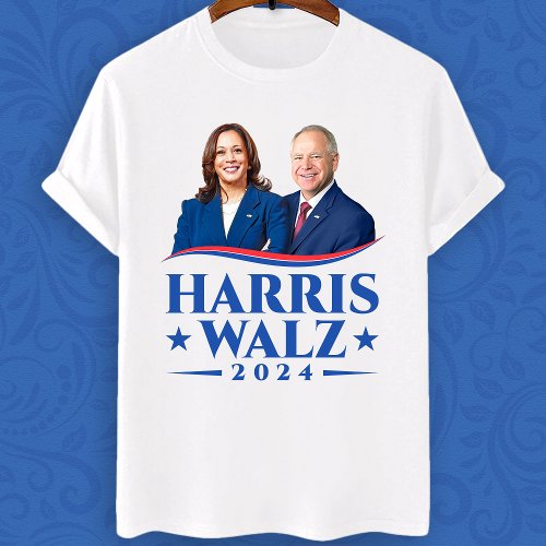 Harris Walz 2024 election photo T_Shirt