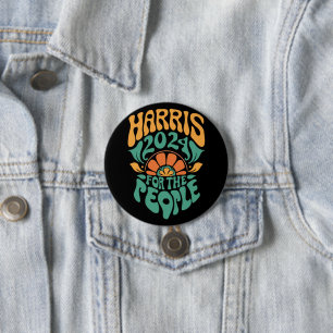 Harris Walz 2024 Election President Kamala Harris Button