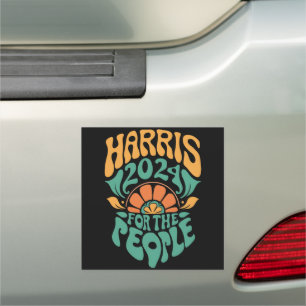 Harris Walz 2024 Election President Kamala Harris Car Magnet