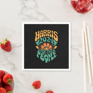Harris Walz 2024 Election President Kamala Harris Napkins