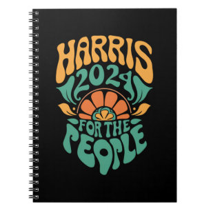 Harris Walz 2024 Election President Kamala Harris Notebook