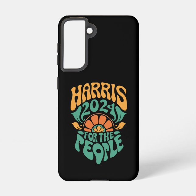 Harris Walz 2024 Election President Kamala Harris  Samsung Galaxy Case (Back)