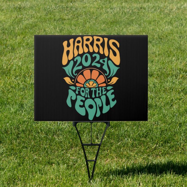 Harris Walz 2024 Election President Kamala Harris  Sign (Insitu)